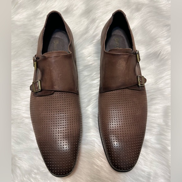 Carrucci Perforated Double Monk Strap Red Bottom K5308-06 Shoes - Picture 4 of 9